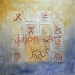 Acryl-Sand-Mischtechnik auf Leinwand
ca. 70 x 70 cm Lijoner Love