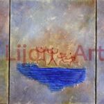 Triptychon
Acryl-Sand-Mischtechnik auf Leinwand Lijoner