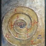 aus 1996
Acryl-Sand-Mischtechnik auf Leinwand Spiral-Lijoner